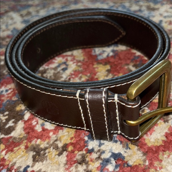 Timberland Brown Leather Belt - Picture 1 of 5